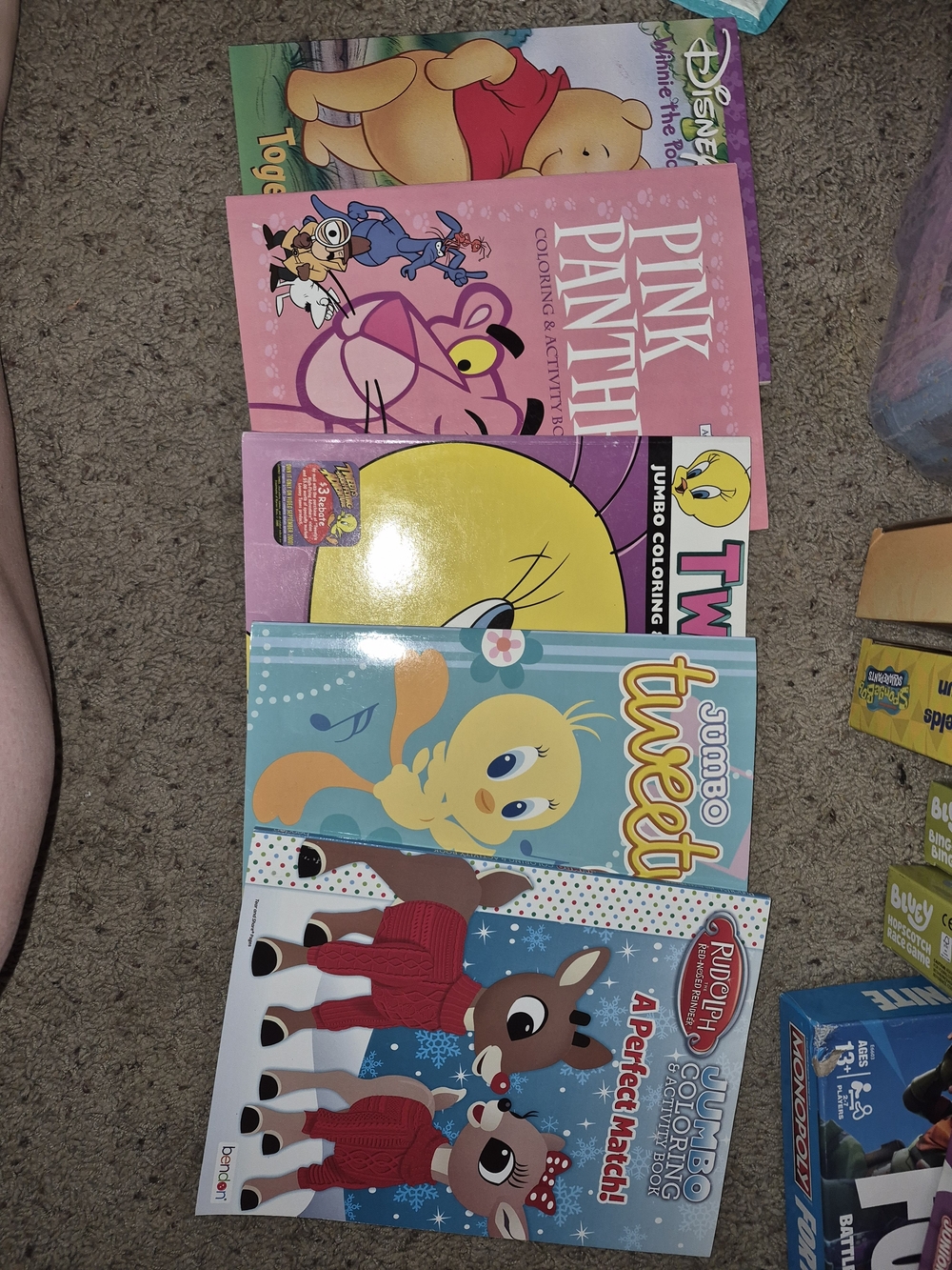 Vintage Jumbo Coloring Books